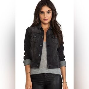 Mother The Speedster Bully Denim Jacket Rebels & Lovers Black Small
